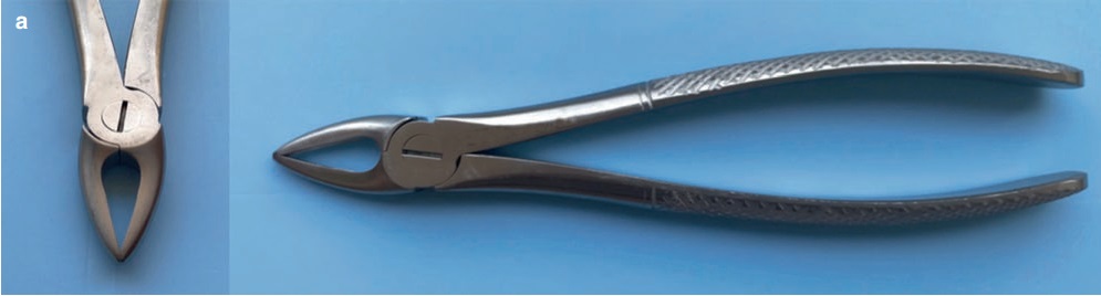 Maxillary anterior forceps
