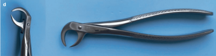 Mandibular cow horn forceps